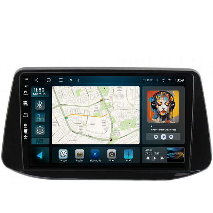 Android 13 Hyundai I30 Clima M QLED | Hub64.ro [2]