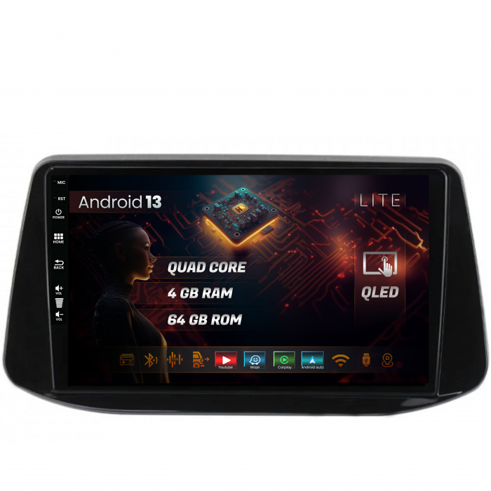 Android 13 Hyundai I30 Clima M QLED | Hub64.ro [1]
