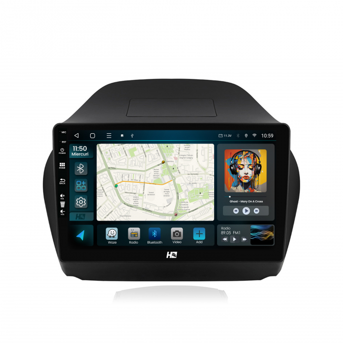 Navigatie Android 13 Hyundai IX35 8+128GB | Hub64.ro [2]