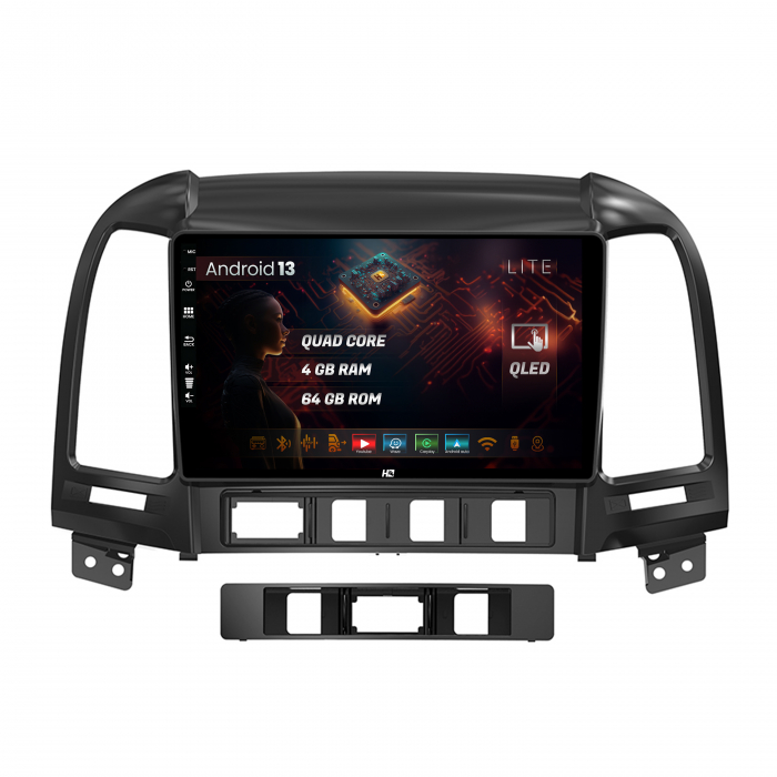 Android 13 Hyundai Santa FE QLED | Hub64.ro [1]