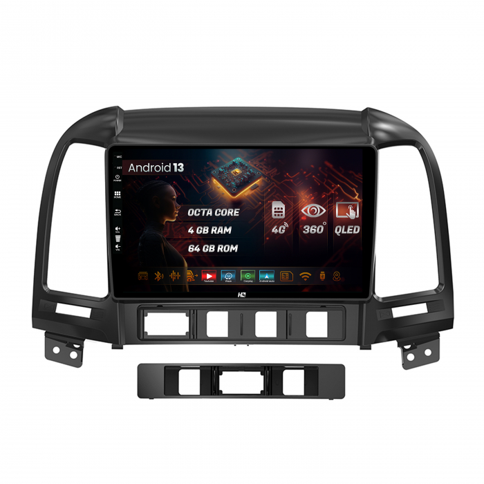 Android 13 Hyundai Santa FE QLED | Hub64.ro [1]