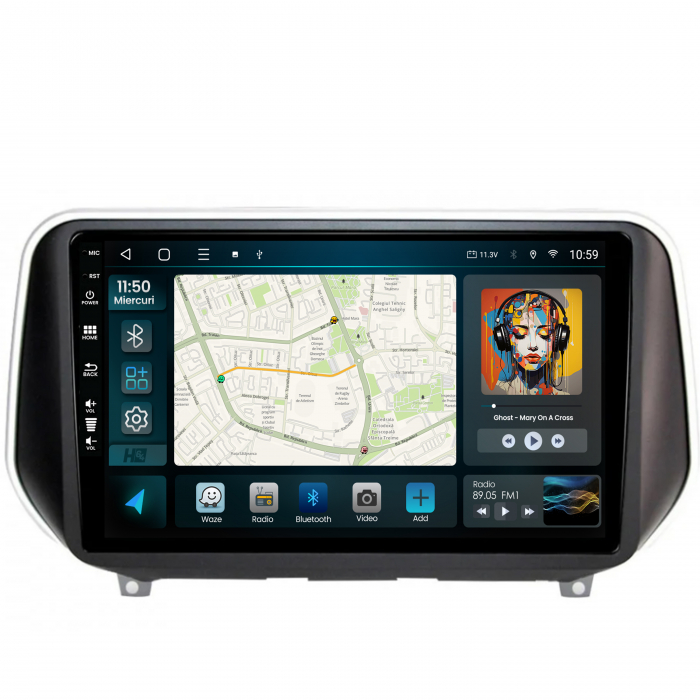 Android 13 Hyundai Santa Fe (2018-Prezent) QLED | Hub64.ro [2]