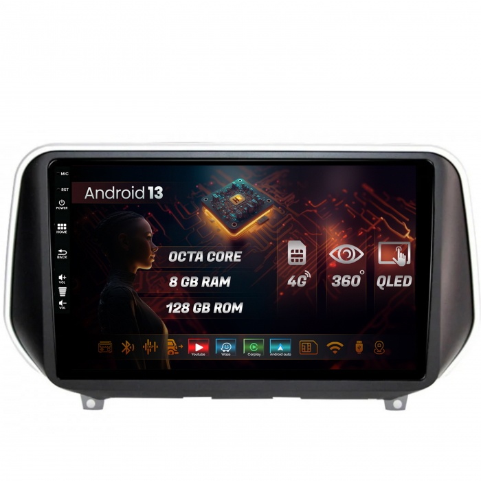 Navigatie Android 13 Hyundai Santa Fe (2018-Prezent) 8GB | Hub64.ro [1]