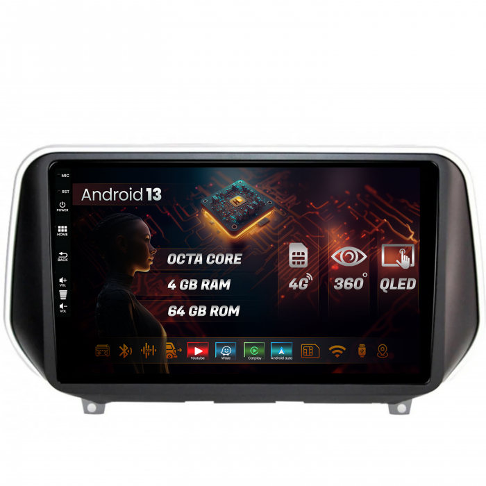 Android 13 Hyundai Santa Fe (2018-Prezent) QLED | Hub64.ro [1]