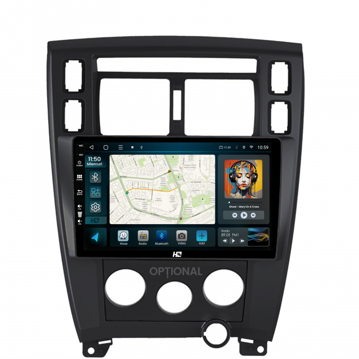 Navigatie Android 13 Hyundai Tucson (2006-2013) QLED | Hub64.ro [2]