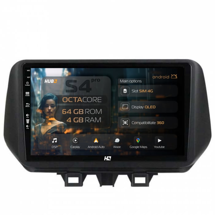Navigatie Android 13 Hyundai Tucson 3 QLED | Hub64.ro [1]