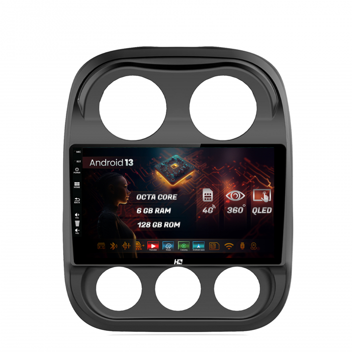 Navigatie Android Jeep Compass 2016+ 6GB | Hub64.ro [1]