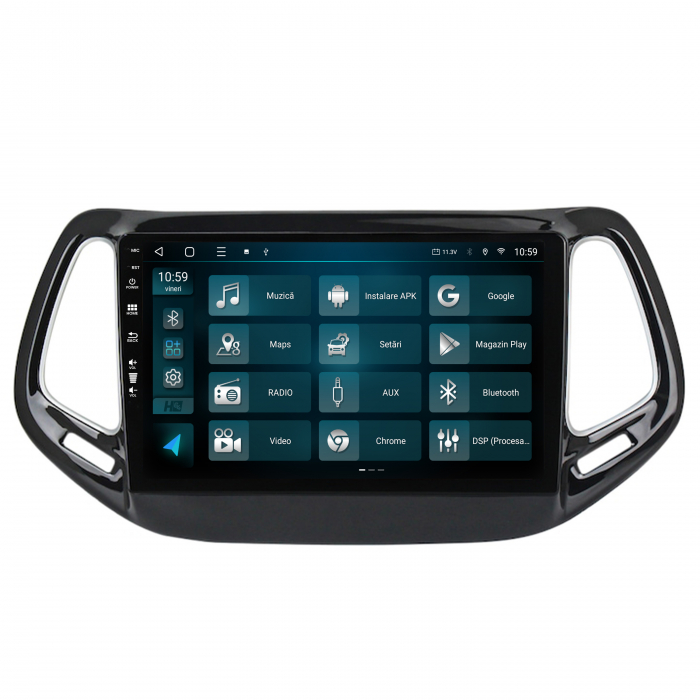 QLED Android Jeep Compass 2016+ 4GB | Hub64.ro [3]
