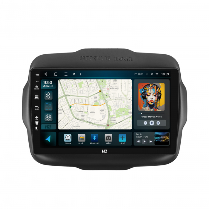 Navigatie Android Jeep Renegade 2014-2018 6GB | Hub64.ro [2]