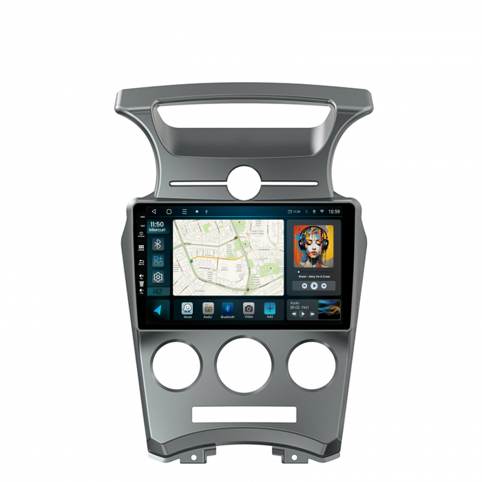 Navigatie Android 13 Kia Carens QLED | Hub64.ro [2]