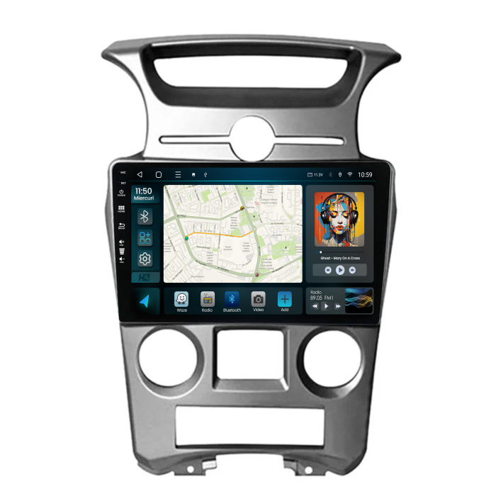 Navigatie Android 13 Kia Carens QLED | Hub64.ro [2]