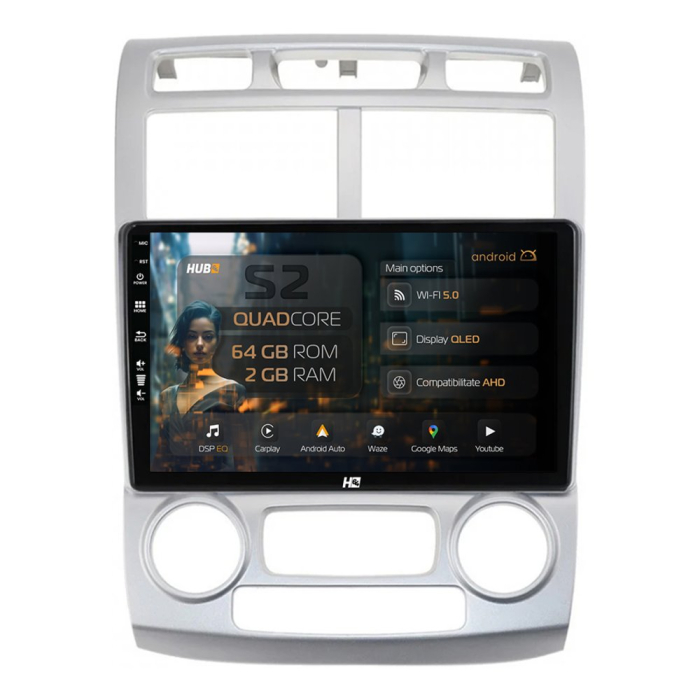 Navigatie Android Kia Sportage (2004-2010), climă automată 2GB | Hub64.ro [1]