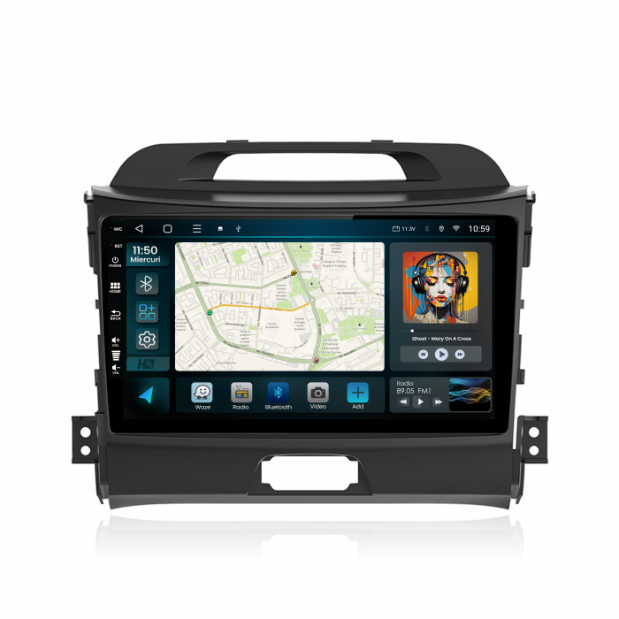Navigatie Android 13 Kia Sportage QLED | Hub64.ro [2]