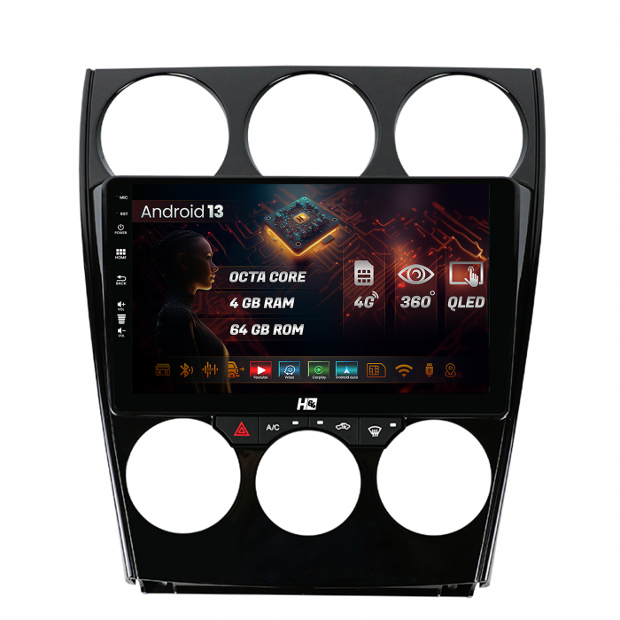 Navigatie  Android 13 Mazda 6 QLED | Hub64.ro [1]