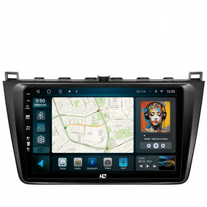 Navigatie Mazda 6 08-13 cu Android QLED | Hub64.ro [2]