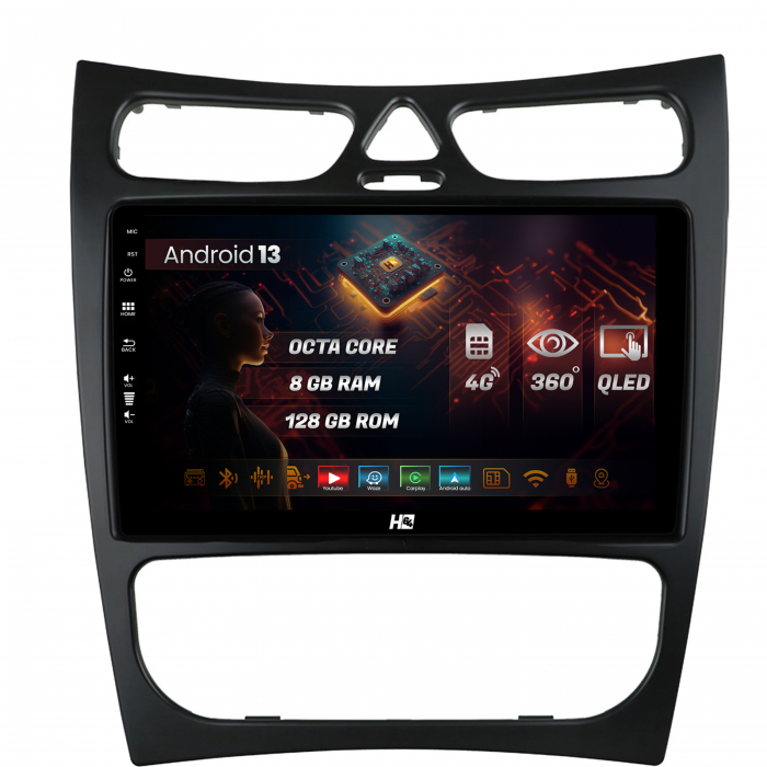 Navigatie Android 13 Mercedes CLK 8GB | Hub64.ro [1]