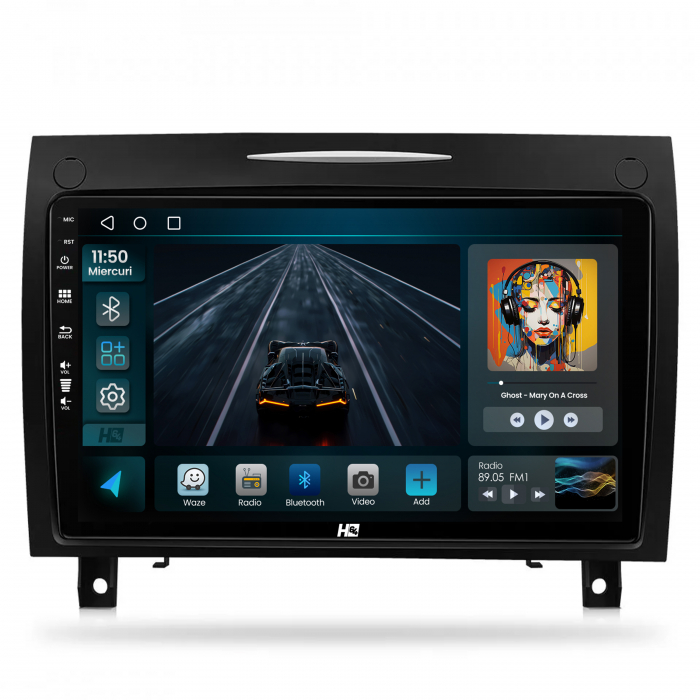 Carplay GPS Android 13 Mercedes Benz SLK | Hub64.ro [2]