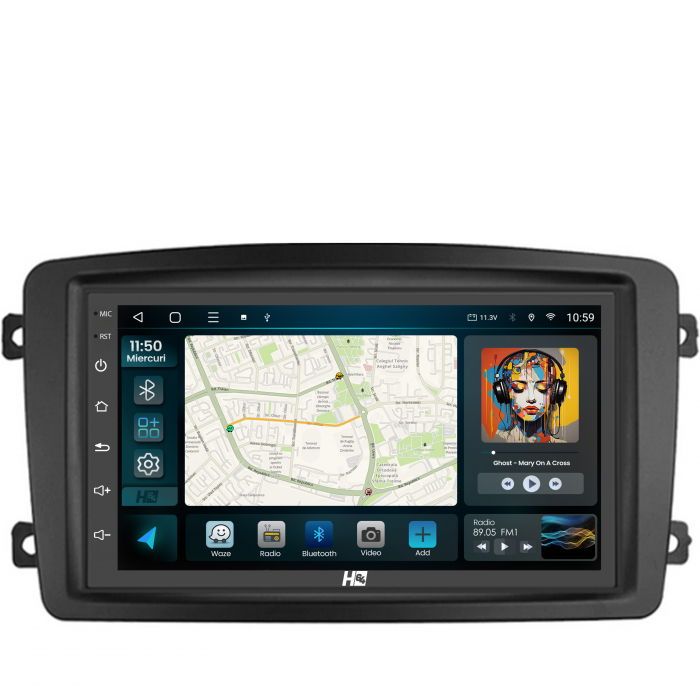 Carplay Android 13 Mercedes Benz 7inch 4GB | Hub64.ro [2]