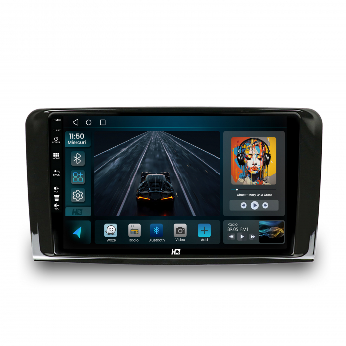 Navigatie Android 13 Mercedes Benz ML/GL QLED | Hub64.ro [2]