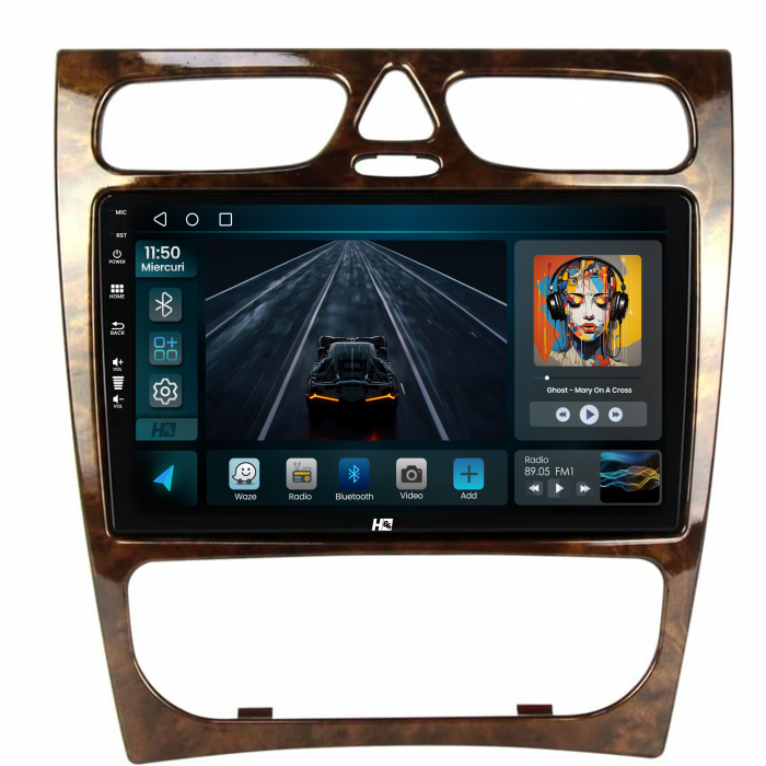 Carplay GPS Android 13 Mercedes Benz C Class (W203) (2002-2004) | Hub64.ro [2]