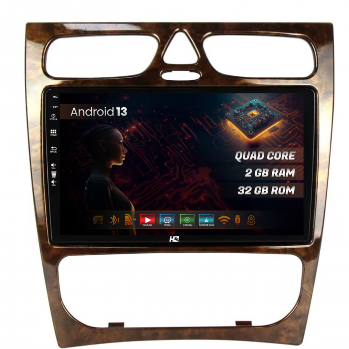 Carplay GPS Android 13 Mercedes Benz C Class (W203) (2002-2004) | Hub64.ro [1]