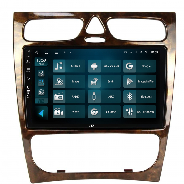 Navigatie Android 13 Benz C Class (W203) (2002-2004) 8+128GB | Hub64.ro [3]