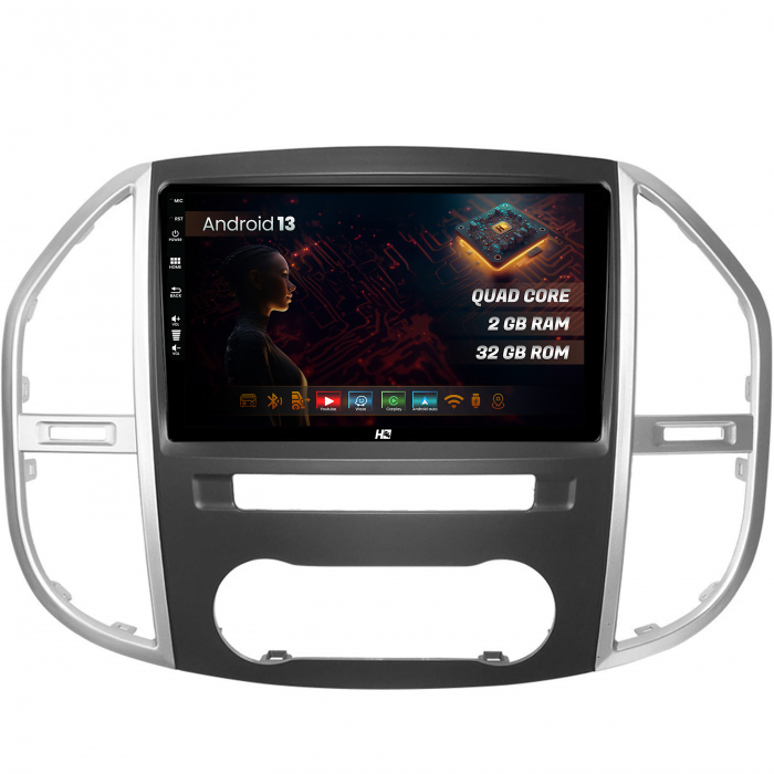 Carplay Android 13 Mercedes Benz ML W163 2GB | Hub64.ro [1]