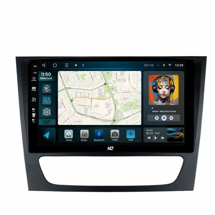 Navigatie Android Merdeces W211/W219 4G 6GB | Hub64.ro [2]