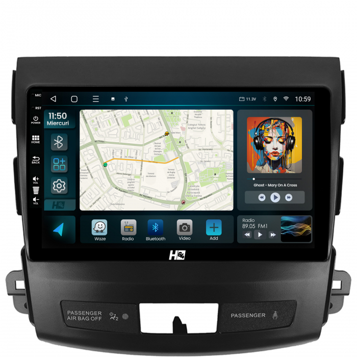 Android 13 Mitsubishi OUTLANDER/4007 QLED|Hub64.ro [2]