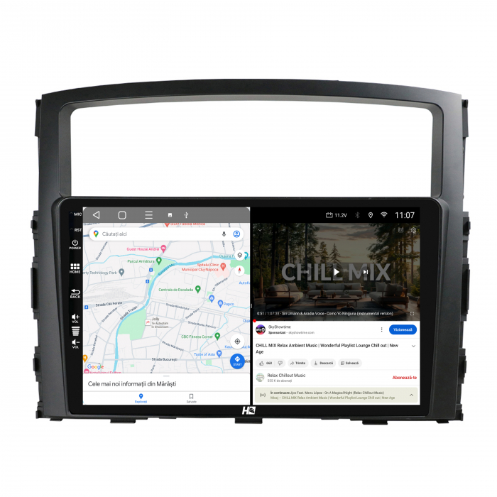 Navigatie Android 13 Mitsubishi Pajero QLED | Hub64.ro [5]