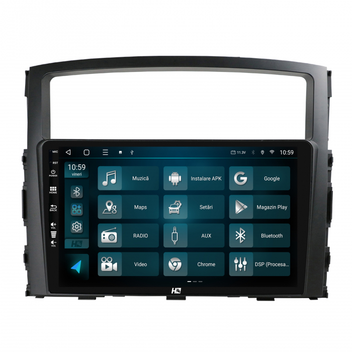 Navigatie Android 13 Mitsubishi Pajero QLED | Hub64.ro [3]