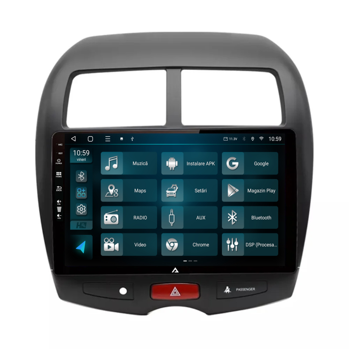 Navigatie QLED Mitsubishi ASX / Peugeot 4008 (2010-2015) Android 4+64GB | Hub64.ro [3]