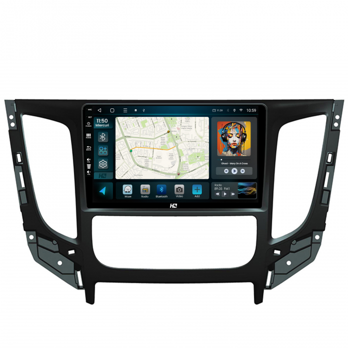 Navigatie Android Mitsubishi L200 2014+ QLED | Hub64.ro [2]