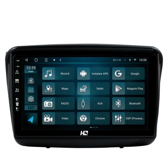 Navigatie QLED Android Mitsubishi L200 / Pajero 4GB [3]