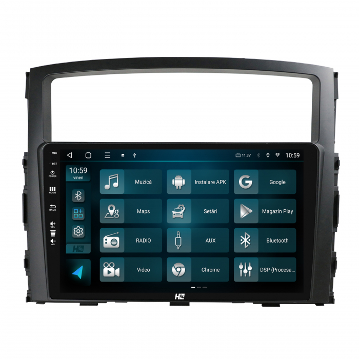 Navigatie Android 13 Mitsubishi Pajero 4G 6GB | Hub64.ro [3]