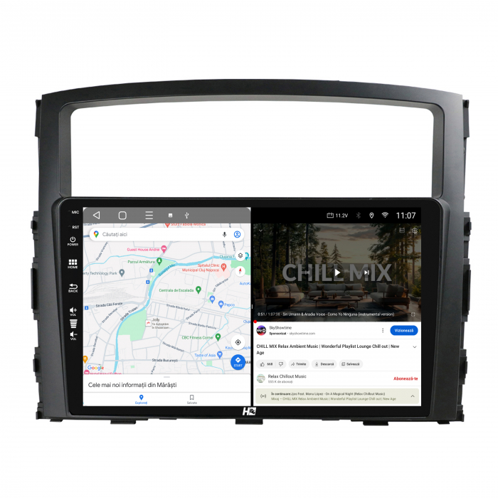 Navigatie Android 13 Mitsubishi Pajero 8+128GB | Hub64.ro [5]