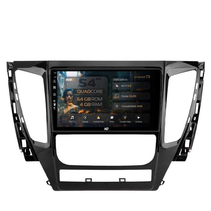 Navigatie Android 13 Mitsubishi Pajero (2016-2018) QLED | Hub64.ro [1]