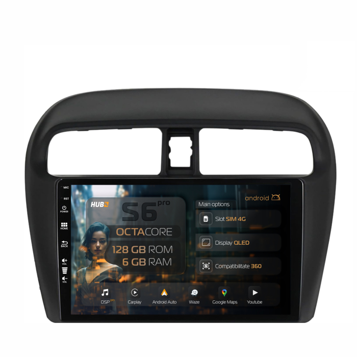 Navigatie Mitsubishi Space Star Android 13 4G 6GB | Hub64.ro [1]