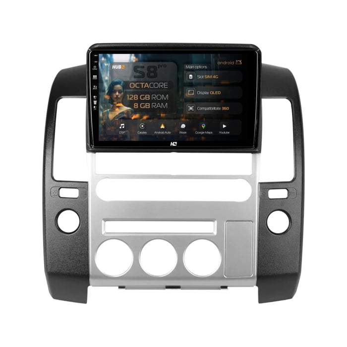 Navigatie Android 13 Nissan Navara D40 8GB | Hub64.ro [1]