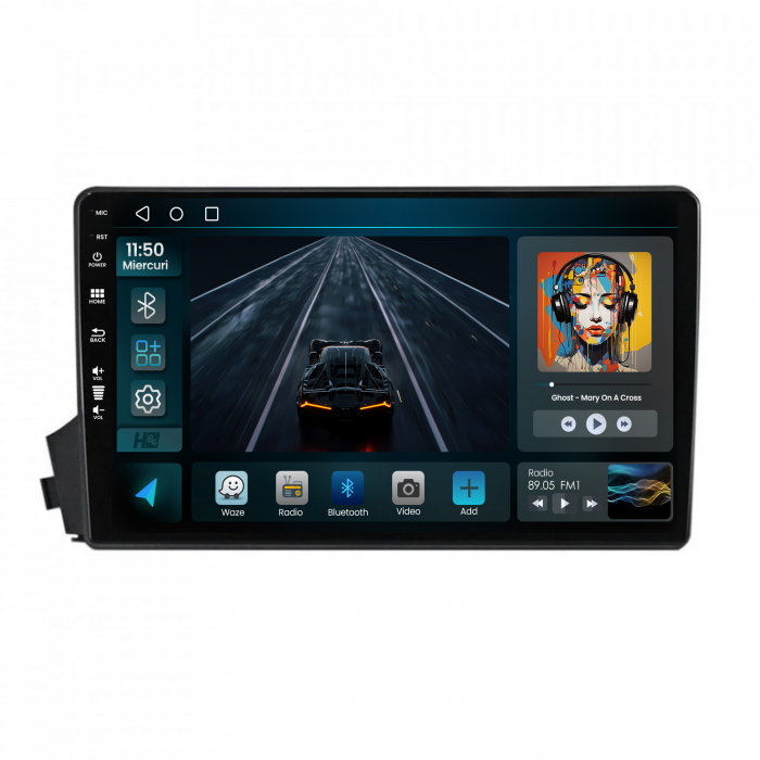 Navigatie Carplay Ssangyong Actyon-Kyron (2005-2011) Android 2GB | Hub64.ro [2]