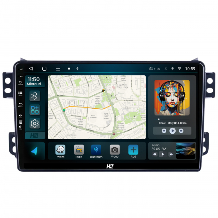 Navigatie Android 13 Opel Agila QLED 1280x720 | Hub64.ro [2]