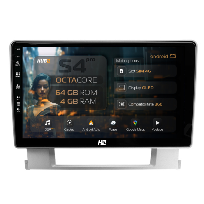 Navigatie QLED Opel Astra J Android 4GB | Hub64.ro [1]