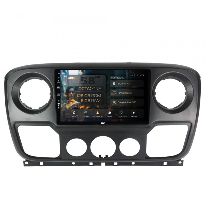 Navigatie Android 13 Renault Master 8+128GB | Hub64.ro [1]