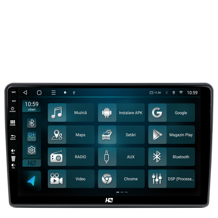 Navigatie Android 13 Opel Vivaro / Renault Trafic / Nissan Primastar (2006-2010) QLED | Hub64.ro [3]