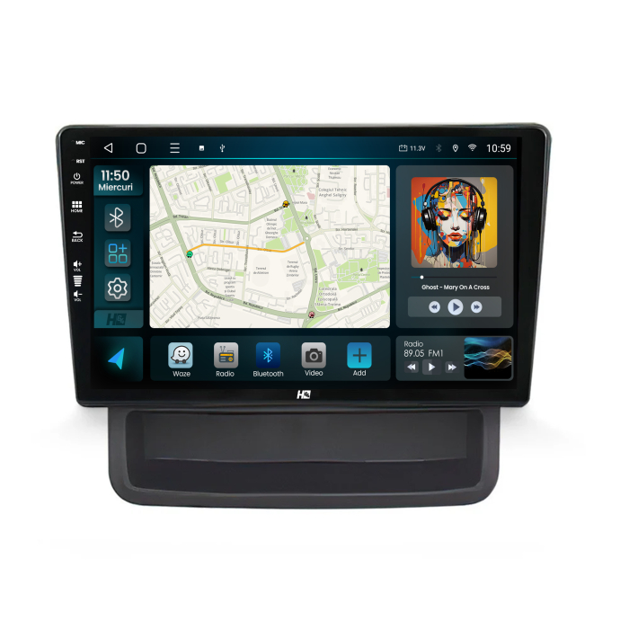Navigatie Android 13 Renault Trafic / Opel Vivaro (2010-2014) QLED 6+128GB | Hub64.ro [2]