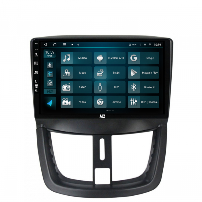 Navigatie QLED Android 13 Peugeot 207 | Hub64.ro [3]