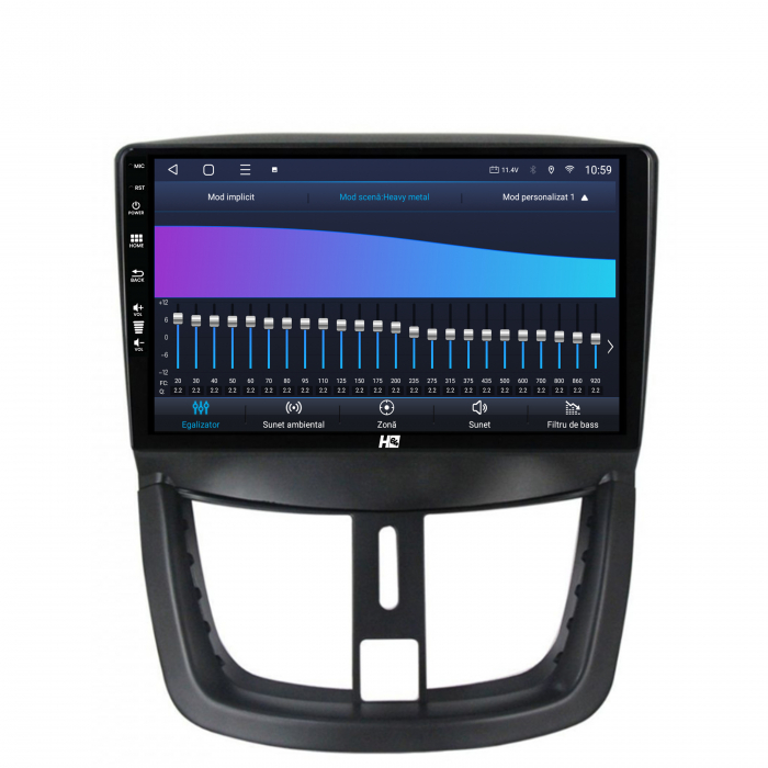 Navigatie QLED Android 13 Peugeot 207 | Hub64.ro [8]
