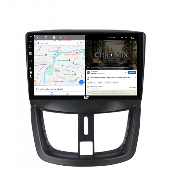 Navigatie QLED Android 13 Peugeot 207 | Hub64.ro [6]