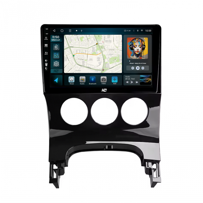 Navigatie Android 13 Peugeot 3008 4GB QLED | Hub64.ro [2]