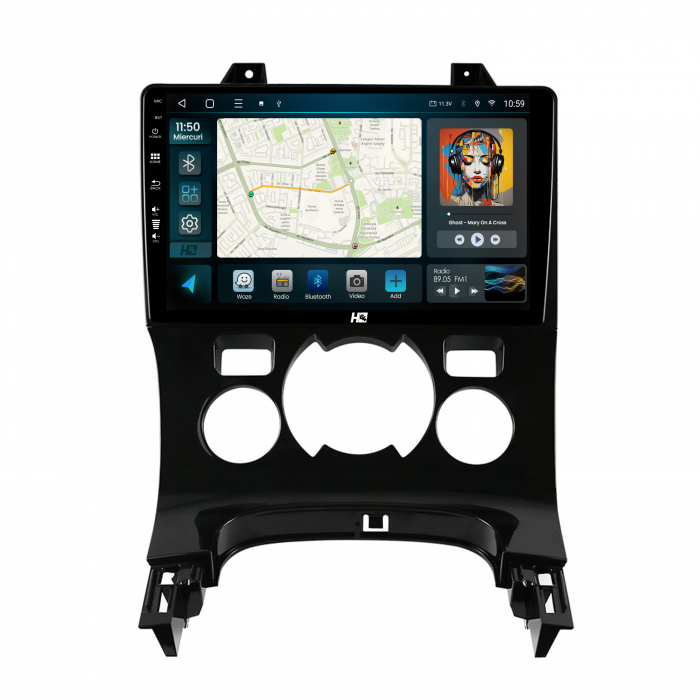 Navigatie Android 13 Peugeot 3008 4GB QLED | Hub64.ro [2]